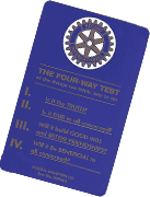 THE FOUR-WAY TEST